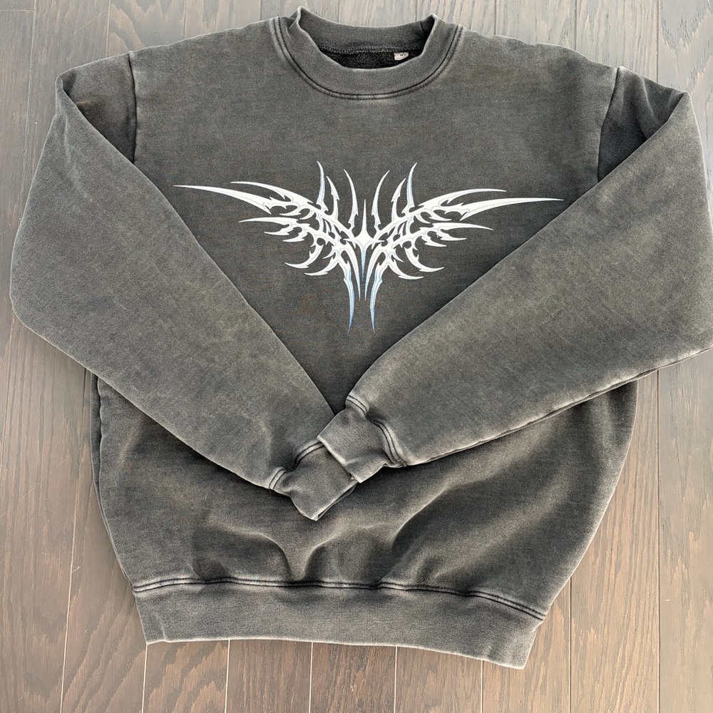 Pacsun Cyber Wings Crew Neck Sweatshirt Men’s Medium M